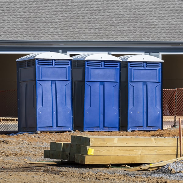 are there any restrictions on what items can be disposed of in the portable toilets in Russell WI